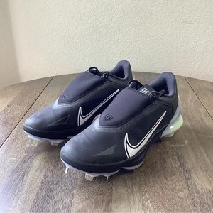 Nike Force Zoom Trout 8 Pro Black White Baseball Cleats Men Size 13 CZ5915-010